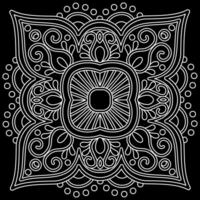 Line pattern design. Black and white vector illustrations. Coloring page