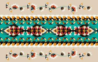 oriental étnico sin costura modelo tradicional antecedentes diseño para alfombra, papel tapiz, ropa, envoltura, batik, tela, vector ilustración bordado estilo.
