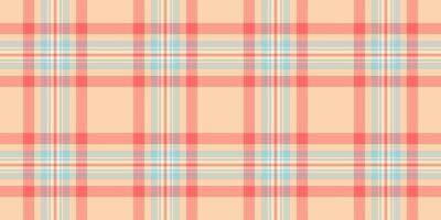 Picture check textile vector, illustration tartan plaid texture. Summer fabric pattern seamless background in red and white colors. vector