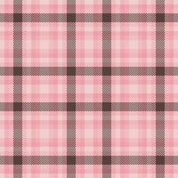 Fabric plaid check of vector tartan pattern with a texture textile seamless background.