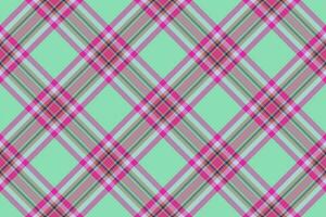 Plaid seamless check of textile background fabric with a pattern texture vector tartan.