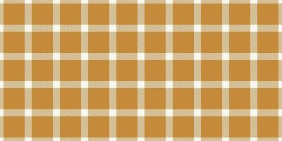 Adorable fabric seamless pattern, factory check vector textile. Regular plaid background texture tartan in sea shell and orange colors.