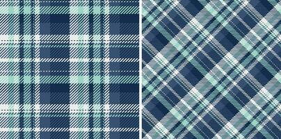 Check texture seamless of pattern tartan textile with a plaid vector background fabric. Set in winter colors. Bed sheet designs for the bedroom.