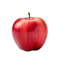 ai generado manzana aislado en transparente antecedentes png