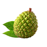 AI generated Annona fruit isolated on transparent background png