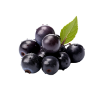 AI generated Acai berry isolated on transparent background png