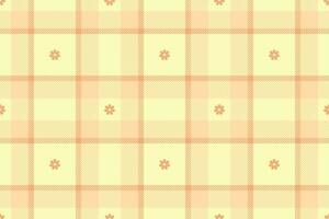 Spring gingham pattern, seamless checked plaids. Pastel vichy background for tablecloth, napkin, dress, Easter holiday textile design. vector