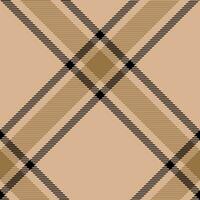 Plaid pattern vector. Check fabric texture. Seamless textile design for clothes, paper print. vector