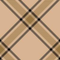 Plaid pattern vector. Check fabric texture. Seamless textile design for clothes, paper print. vector