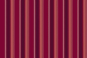 Veil pattern texture vertical, fantasy fabric seamless vector. Periodic lines stripe background textile in pink and dark colors. vector