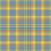 Plaid seamless pattern. Check fabric texture. Vector textile print.