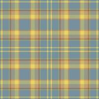 Plaid seamless pattern. Check fabric texture. Vector textile print.