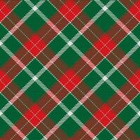 Seamless pattern of scottish tartan plaid. Repeatable background with check fabric texture. Vector backdrop striped textile print.