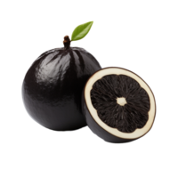 ai gerado Preto sapote isolado em transparente fundo png