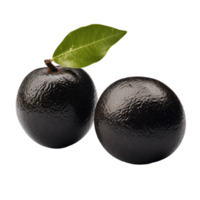 ai gerado Preto sapote isolado em transparente fundo png