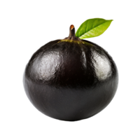 AI generated Black sapote isolated on transparent background png