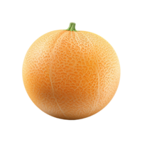 AI generated Cantaloupe isolated on transparent background png