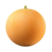 AI generated Cantaloupe isolated on transparent background png