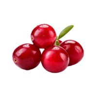 AI generated Cranberry isolated on transparent background png