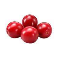 AI generated Cranberry isolated on transparent background png