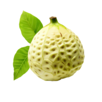 ai generato cherimoya isolato su trasparente sfondo png