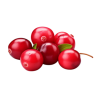 AI generated Cranberry isolated on transparent background png