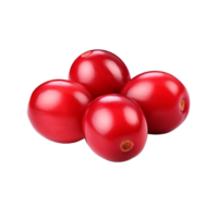 AI generated Cranberry isolated on transparent background png