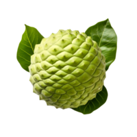 AI generated Cherimoya isolated on transparent background png