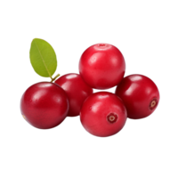 AI generated Cranberry isolated on transparent background png