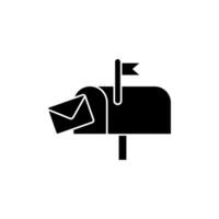 mail box concept line icon. Simple element illustration. mail box concept outline symbol design. vector