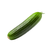 AI generated Cucumber isolated on transparent background png