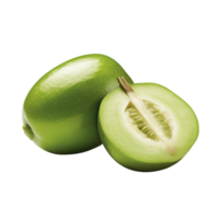 AI generated Feijoa isolated on transparent background png