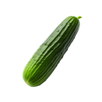 AI generated Cucumber isolated on transparent background png