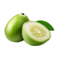 ai generiert Feijoa isoliert auf transparent Hintergrund png