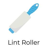 Trendy Lint Roller vector