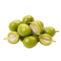 AI generated Fresh capotes capers isolated on transparent background png