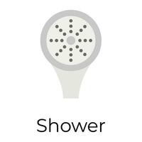 Trendy Shower Concepts vector