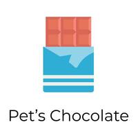 Trendy Pets Chocolate vector