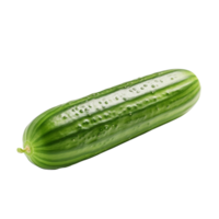 AI generated Fresh cucumber isolated on transparent background png