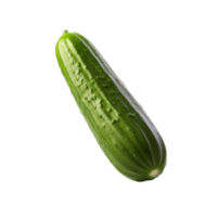 AI generated Fresh cucumber isolated on transparent background png