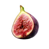 AI generated Fig isolated on transparent background png