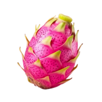 AI generated Dragonfruit isolated on transparent background png