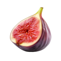 AI generated Fig isolated on transparent background png