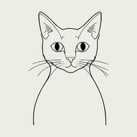 Cute cat vector black and white cartoon character design collection. White background. Pets, Animals.