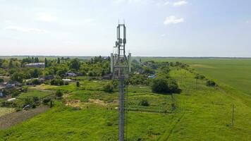 Cellular tower. Equipment for relaying cellular and mobile signal photo