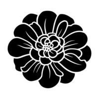 Hand drawn simple flower illustration vector