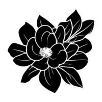 Hand drawn simple flower illustration vector