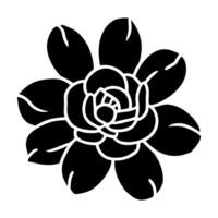 Hand drawn simple flower illustration vector