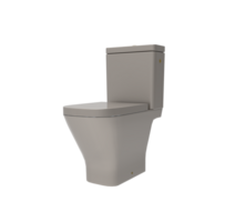 une toilette avec une siège et couvercle sur une transparent Contexte png