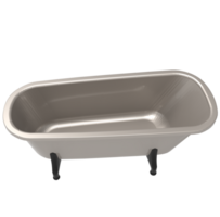 a bathtub with a black base png